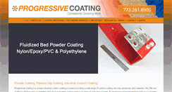 Desktop Screenshot of progressive-coating.com