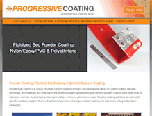 Tablet Screenshot of progressive-coating.com